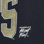 NFL (Tultex) - New Orleans Saints Spell-Out T-Shirt 1990s Medium Vintage Retro