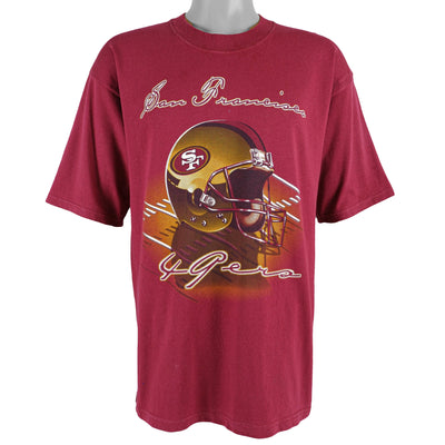 NFL (All Sport) - San Francisco 49ers Spell-Out T-Shirt 1990s Large