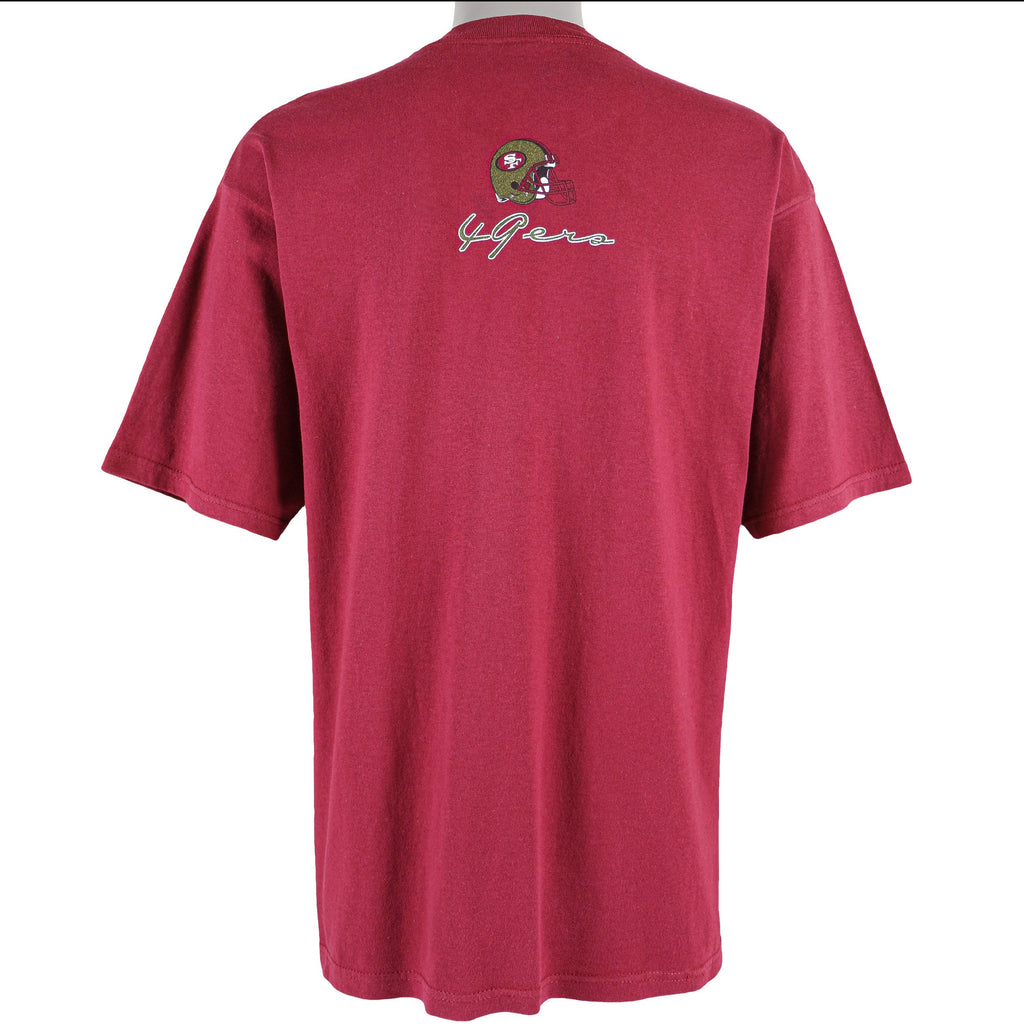 NFL (All Sport) - San Francisco 49ers Spell-Out T-Shirt 1990s Large Vintage Retro Football