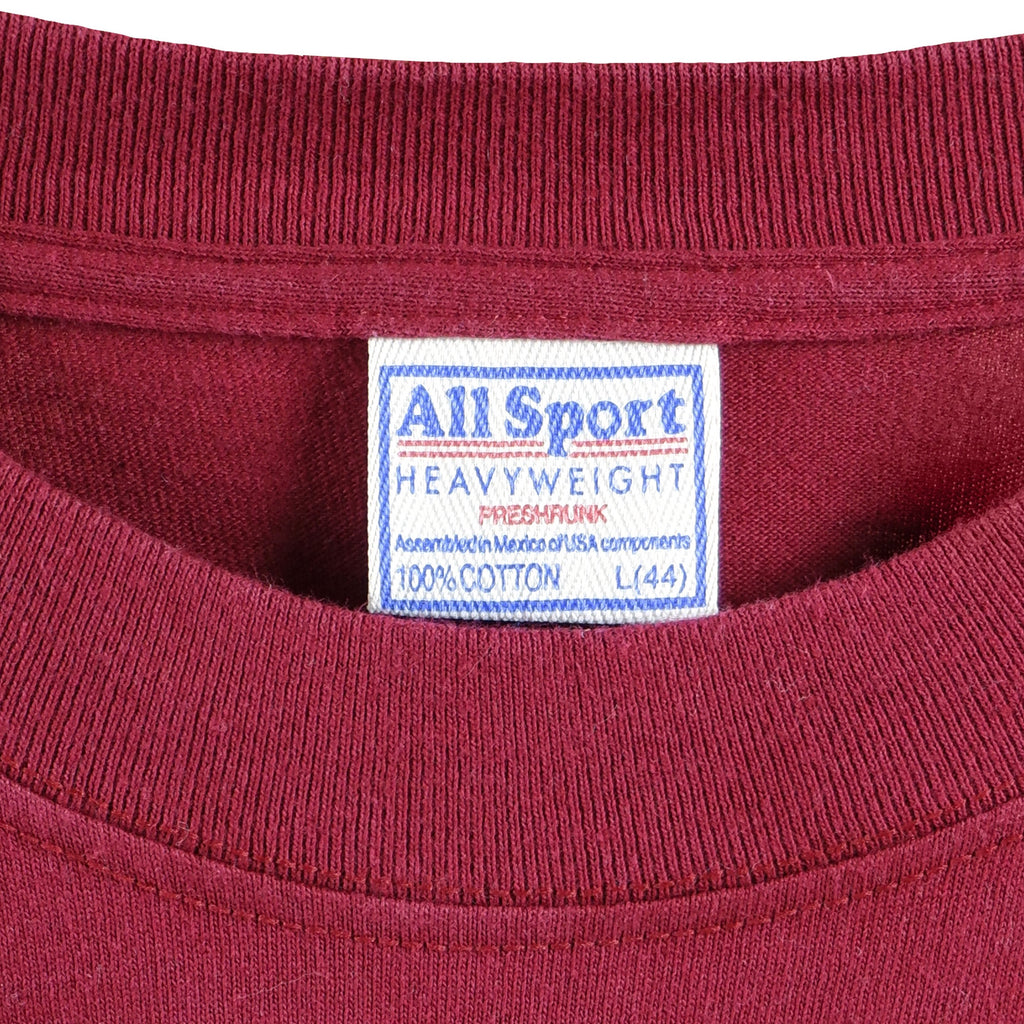 NFL (All Sport) - San Francisco 49ers Spell-Out T-Shirt 1990s Large Vintage Retro Football