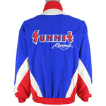 Vintage (Swingster) - Blue, White & Red Summit Racing Jacket 1990s Medium Vintage Retro 