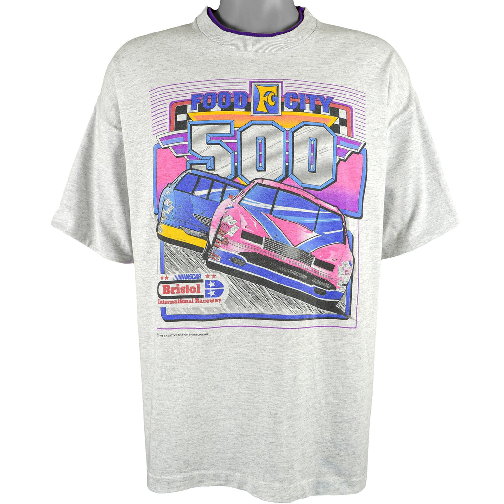 NASCAR (Signal Sport) - Bristol International Raceway T-Shirt 1993 X-Large Vintage Retro 