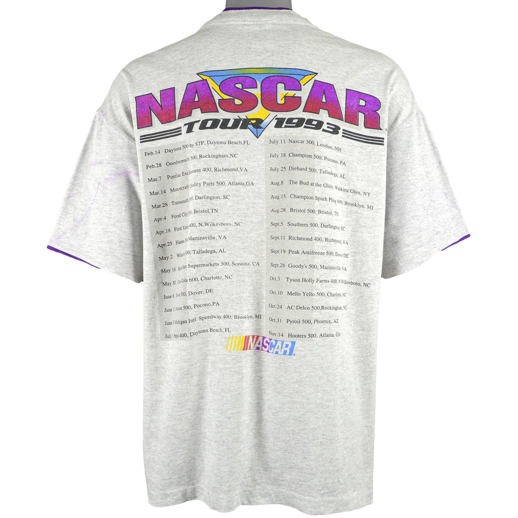 NASCAR (Signal Sport) - Bristol International Raceway T-Shirt 1993 X-Large Vintage Retro 