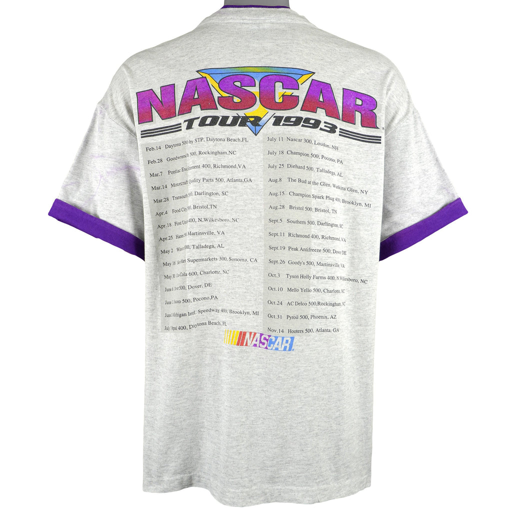 NASCAR (Signal Sport) - Bristol International Raceway T-Shirt 1993 X-Large Vintage Retro 
