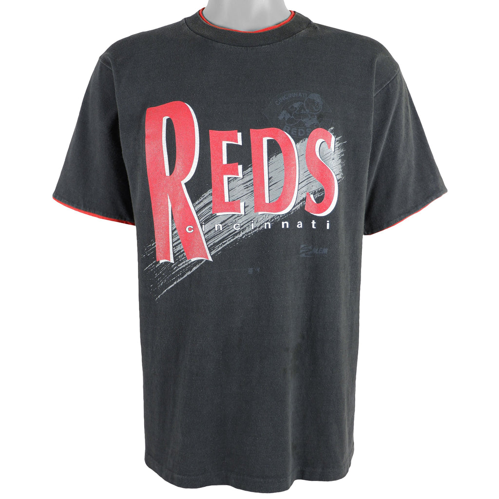 MLB (Salem) - Cincinnati Reds T-Shirt 1990s Medium Vintage Retro Baseball
