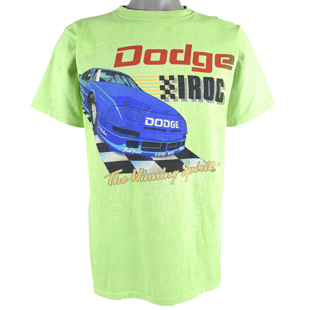NASCAR (Alore) - Dodge  IROC Spell-Out T-Shirt 1990s Large Vintage Retro