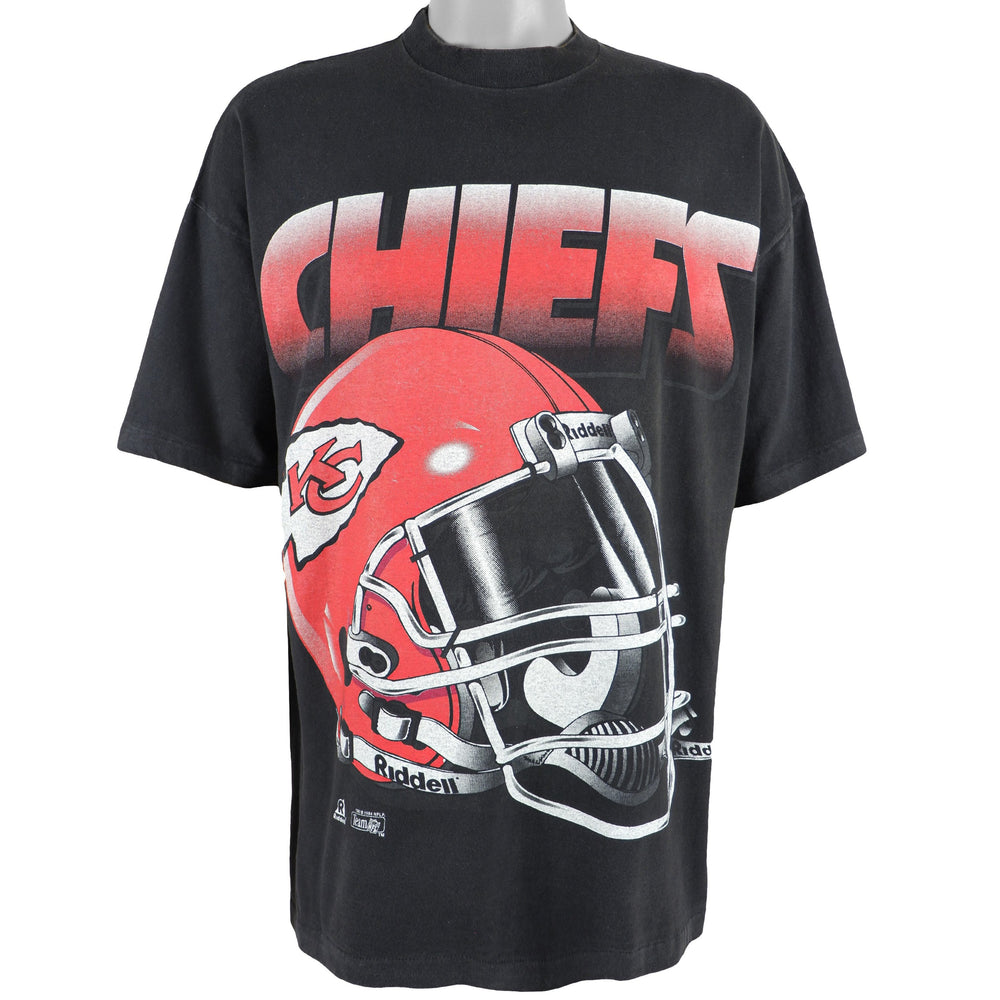 NFL (Riddell) - Kansas City Chiefs T-Shirt 1994 X-Large Vintage Retro Football