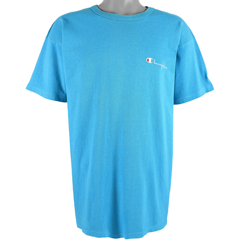 Champion - Blue T-Shirt 1990s X-Large Vintage Retro