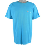 Champion - Blue T-Shirt 1990s X-Large