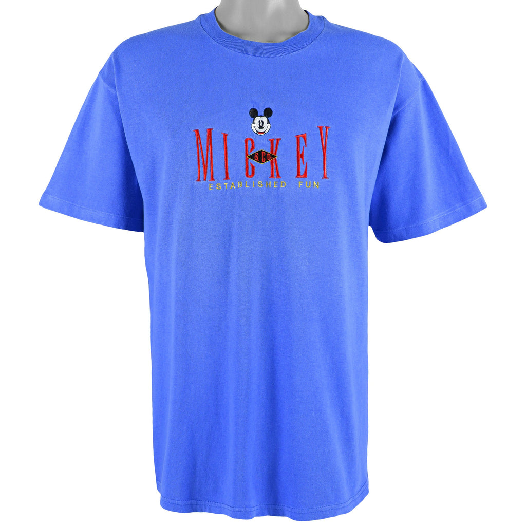Disney - Mickey & Co, Established Fun  T-Shirt 1990s Large Vintage Retro