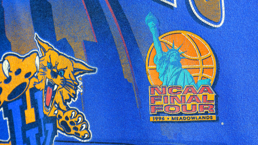 NCAA - Kentucky Wildcats Spell-Out T-Shirt 1996 Large Vintage Retro College Basketball
