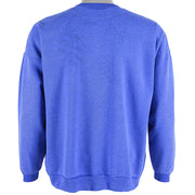Disney - Blue Goofy Crew Neck Sweatshirt 1990s Large Vintage Retro