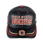 NFL (Modern) - Ohio State Buckeyes Leather Snapback Hat 1990s Adjustable Vintage  Retro Football