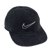 Nike - Black Snapback Hat 1990s Adjustable Vintage Retro
