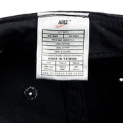 Nike - Black Snapback Hat 1990s Adjustable Vintage Retro