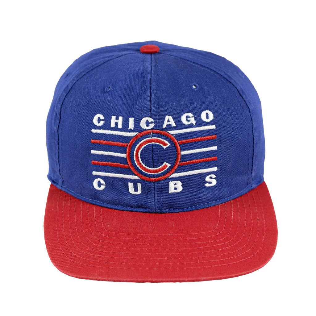 MLB (Genuine Merchandise) - Chicago Cubs Snapback Hat 1990s Adjustable Vintage Retro Baseball