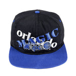 NBA (Competitor) - Orlando Magic Snapback Hat 1990s Adjustable Vintage Retro Basketball