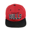 NBA (Sports Channel) - Chicago Bulls Snapback Hat 1990s Adjustable Vintage Retro Basketball