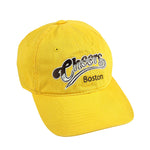 Vintage - Yellow Cheers, Boston Strapback Hat 1990s Adjustable Vintage Retro