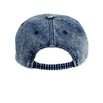 Adidas - Blue Denim Big Logo Hat 1990s Fitted vintage Retro