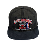 NBA (The Twill) - Chicago Bulls Snapback Hat 1992 Adjustable Vintage Retro Basketball