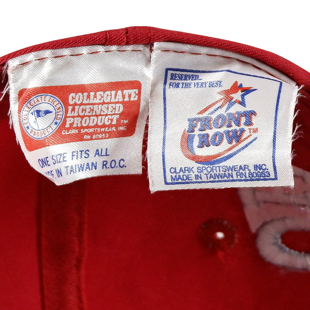 NCAA (Front Row) - Ohio State Buckeyes Snapback Hat 1990s Adjustable Vintage Retro College
