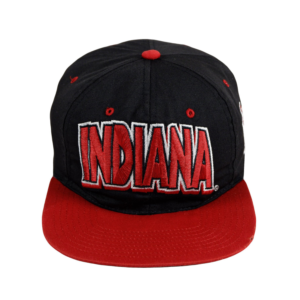NCAA - Indiana Hoosiers Snapback Hat 1990s Adjustable Vintage Retro Football