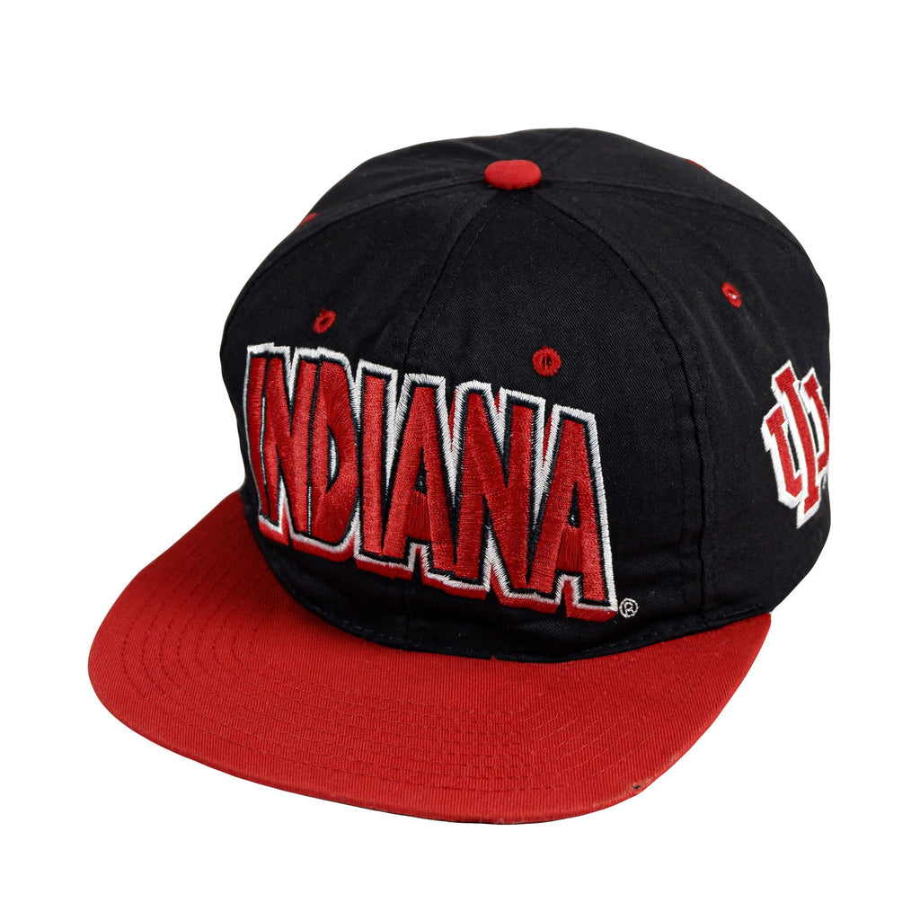 NCAA - Indiana Hoosiers Snapback Hat 1990s Adjustable Vintage Retro Football