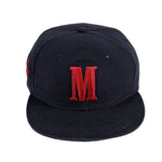 Marlboro - Black with Red Snapback Hat Adjustable Vintage Retro