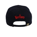 Marlboro - Black with Red Snapback Hat Adjustable Vintage Retro