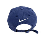 Nike - Blue Strap Back Hat 1990s Adjustable Vintage Retro