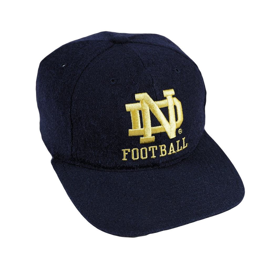 Reebok - Notre Dame University Football Snapback Hat 1990s OSFA