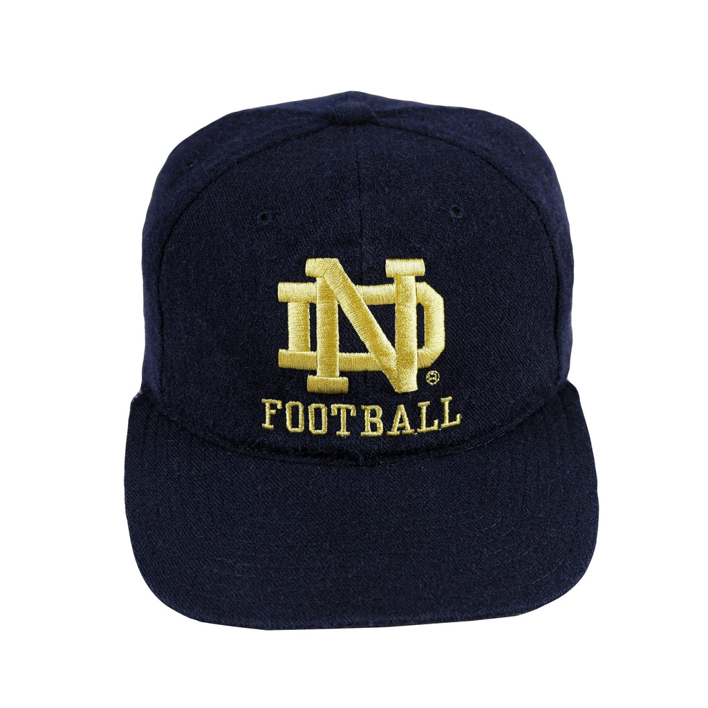 Reebok - Notre Dame University Football Snapback Hat 1990s OSFA