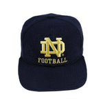 Reebok - Notre Dame University Football Snapback Hat 1990s OSFA