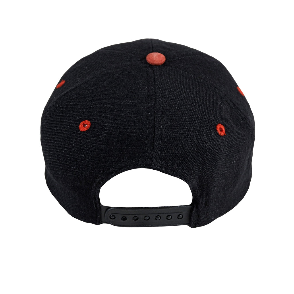 Adidas - Black Copa Mundial Big spell-Out Snapback Hat 1990s Adjustable Vintage Retro