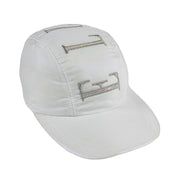 Elle Sports - White Spell-Out Fitted Hat