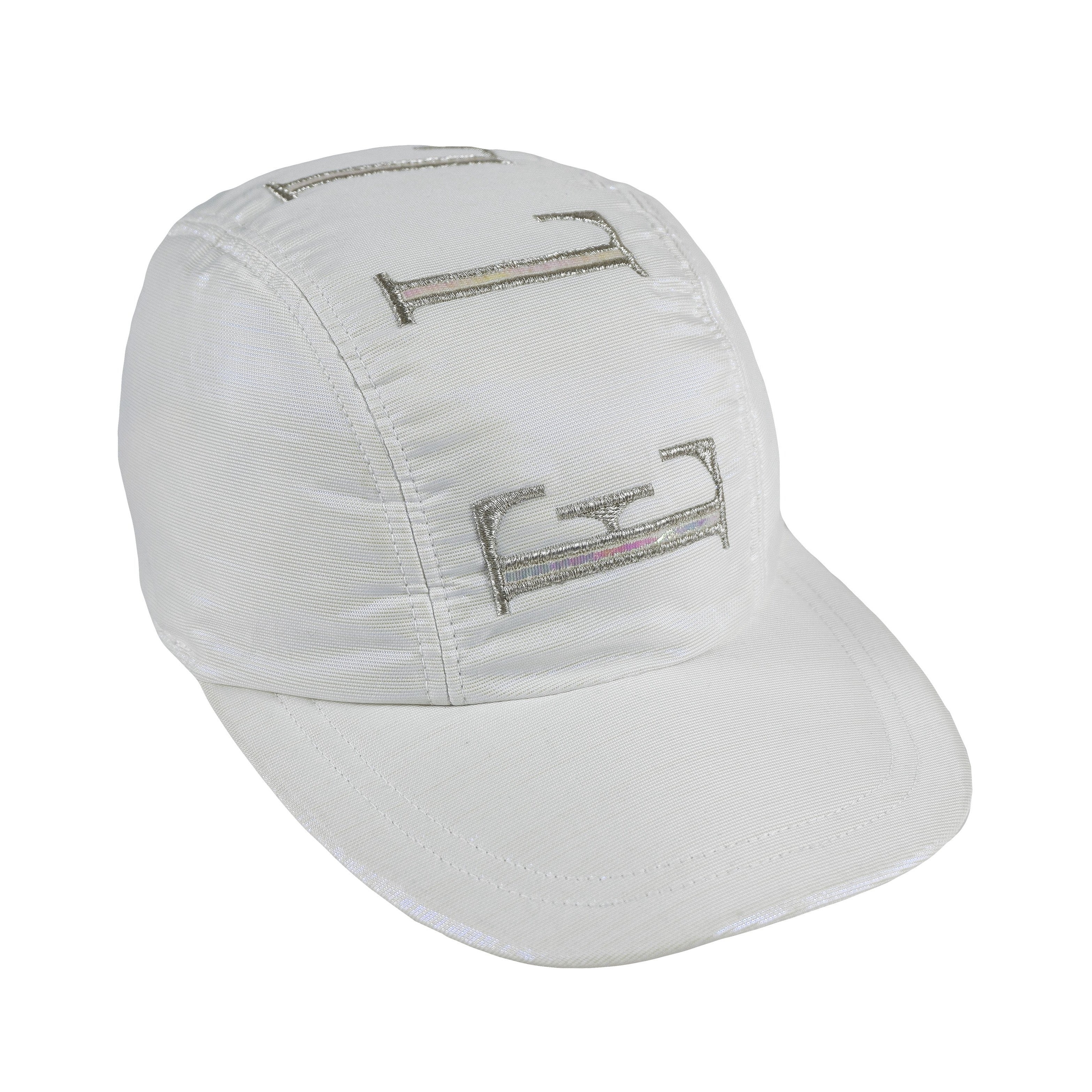 Elle Sports - White Spell-Out Fitted Hat