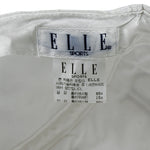 Elle Sports - White Spell-Out Fitted Hat