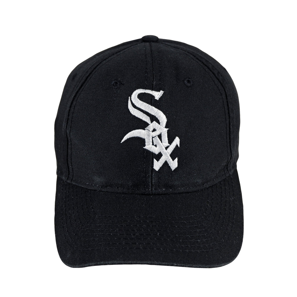MLB (Logo 7) - Chicago White Sox Snapback Hat 1990s Adjustable Vintage Retro Baseball