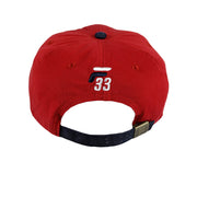 Fila - Red Spell-Out Strap back Hat 1990s Adjustable Vintage Retro