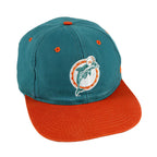NFL - Miami Dolphins Snapback Hat 1990s Adjustable Vintage Retro Football