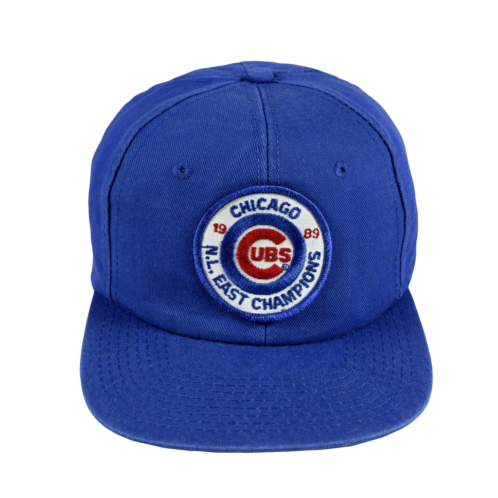 MLB (Twins) - Chicago Cubs N.L. Ease Champions Snapback Hat 1989 Adjustable Vintage Retro Baseball