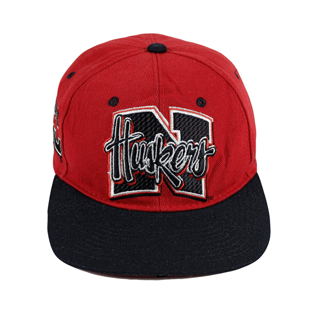 NCAA - Nebraska Huskers Fitted Hat 1990s 7 1/8 Vintage Retro Football College