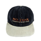 No Fear - Black Dangerous Sports Gear Snapback Hat 1990s Adjustable Vintage Retro