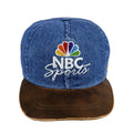 Vintage - Blue NBC Sports Denim Strap Back Hat 1990s Adjustable Vintage Retro