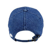Vintage - Blue NBC Sports Denim Strap Back Hat 1990s Adjustable Vintage Retro