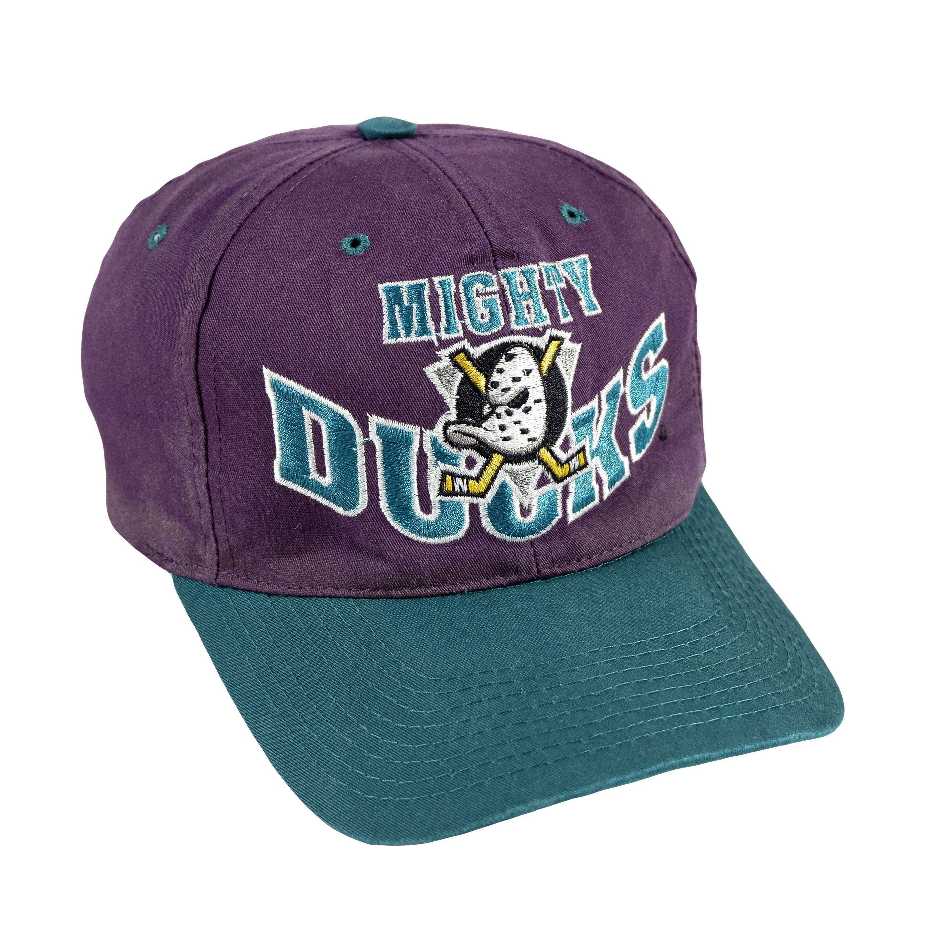 Vintage NHL Anaheim Mighty Ducks AJD Snapback Hat Cap NHL Hockey