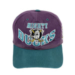 NHL (The G Cap) - Anaheim Ducks Snapback Hat 1990s Adjustable Vintage Retro Hockey