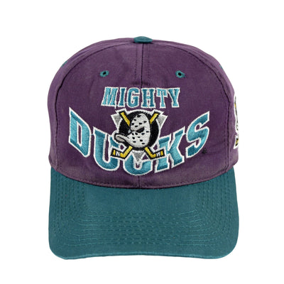 NHL (The G Cap) - Anaheim Ducks Snapback Hat 1990s