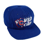 MLB (New Era)- Chicago Cubs, Wild Card Snapback Hat 1990s Adjustable Vintage Retro Baseball